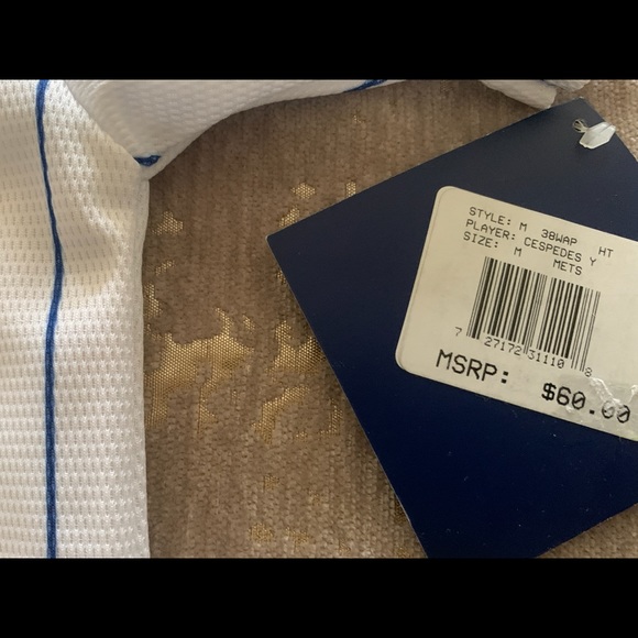 NEW with TAGS METS Cespedes Jersey - Picture 3 of 7